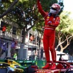 leclerc monaco celebration